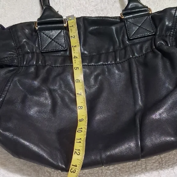 DKNY Black Leather Shoulder Bag - Picture 6 of 6